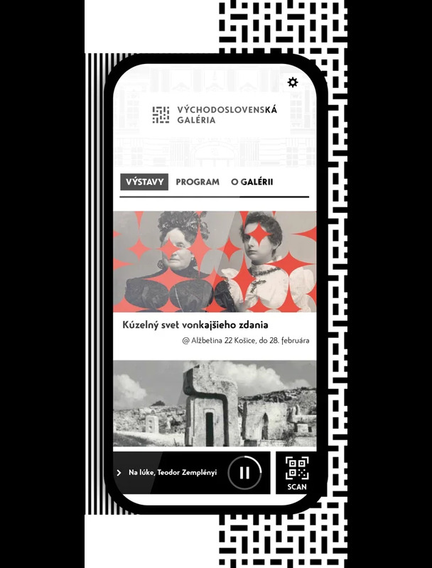 Východoslovenská galéria app home screen screenshot